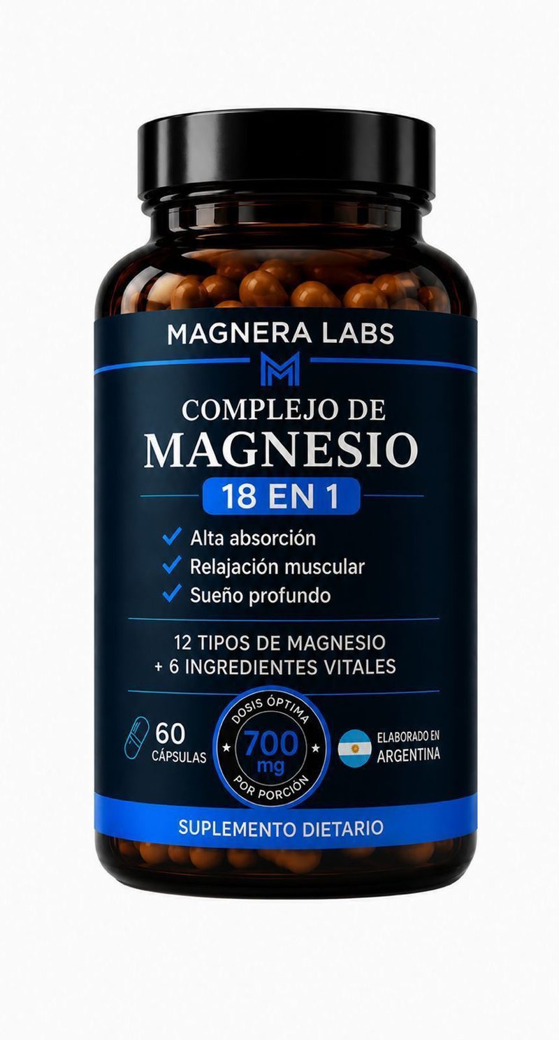 Magnera Labs Complejo de Magnesio 18 en 1
